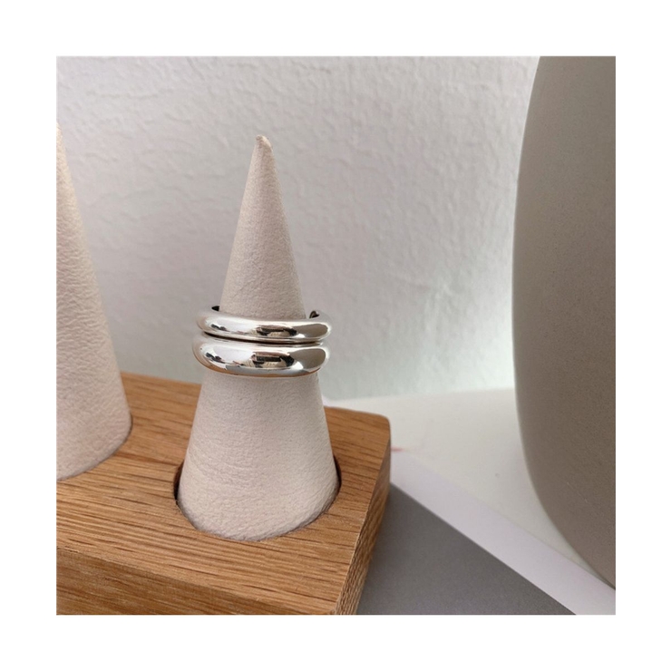 「重ねるだけで雰囲気アップ。指先を飾るシルバーリング3点セット」デザインリング3… | maison de LATIR | 詳細画像9 