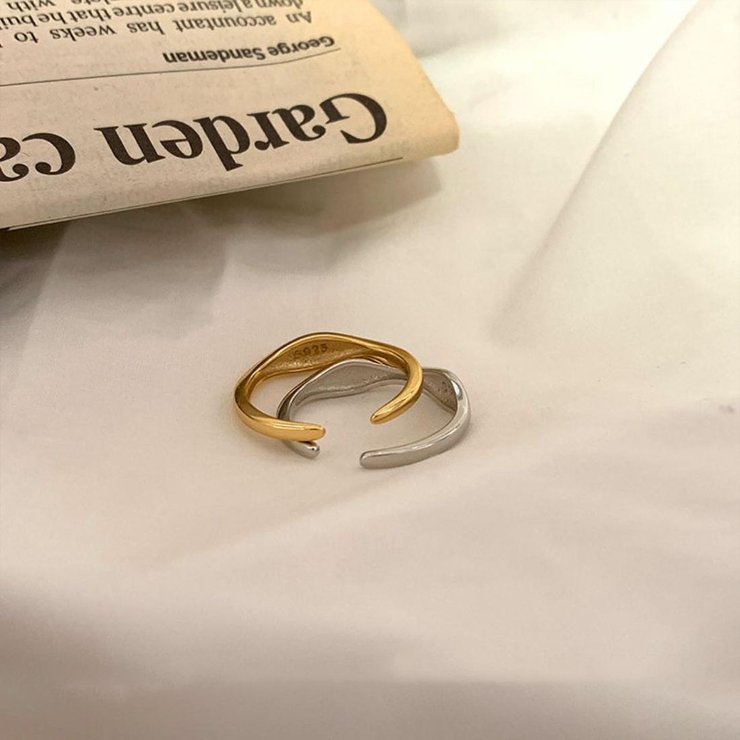 流れるような煌めきが女性らしいウェーブデザインリング 指輪 アクセサリー | maison de LATIR | 詳細画像8 