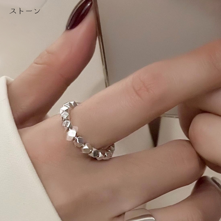 ストーン | 重ね付けでオシャレな手元を演出するデザインリング 指輪 フリーサイズ | maison de LATIR