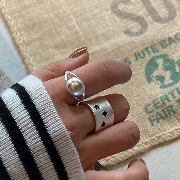 マットな質感が肌にやさしく映えるリング シルバー マット | maison de LATIR | 詳細画像4 