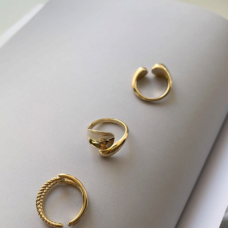 毎日のスタイリングに輝きをプラスオープンリング 指元 アクセサリー | maison de LATIR | 詳細画像5 