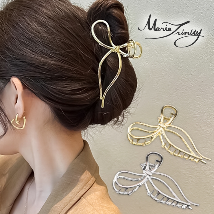 VERSACE リボン型ヘアクリップ リボン VERSACE(ヴェルサーチェ