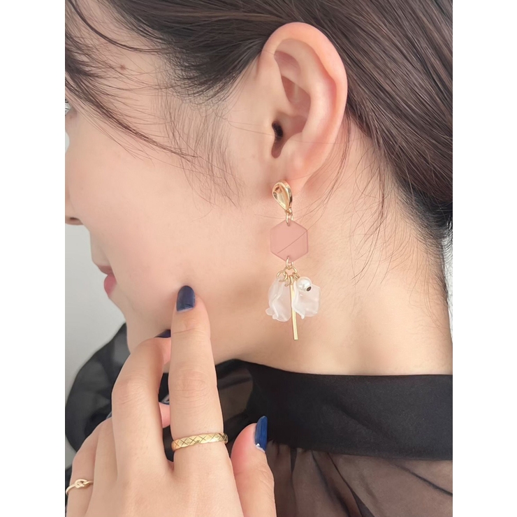 フロストフラワーモチーフピアス | MERCURYDUO | 詳細画像12 
