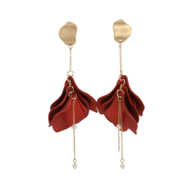 ペタルドロップピアス[品番：MKSW0061236]｜MERCURYDUO（マーキュリー