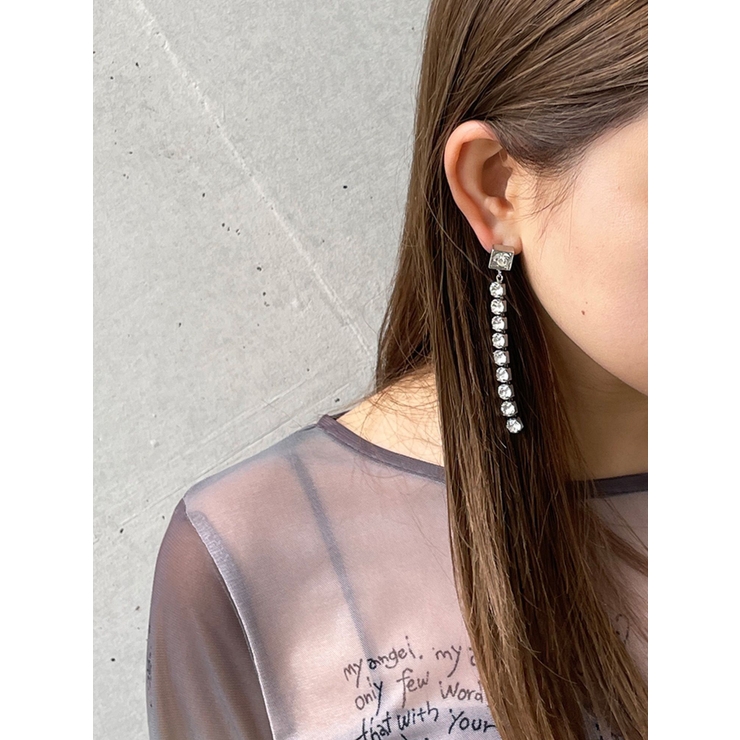 アシメビジューピアス[品番：MKSW0061085]｜MURUA（ムルーア）の  