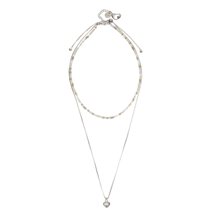 ハートモチーフダブルネックレス | EMODA | 詳細画像19 