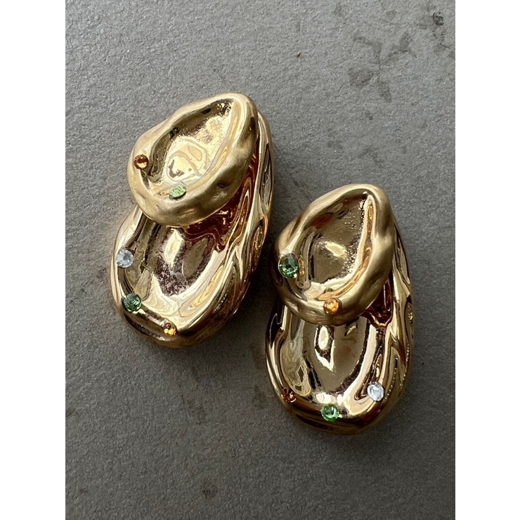 ゴールド | カラープランプピアス | EMODA