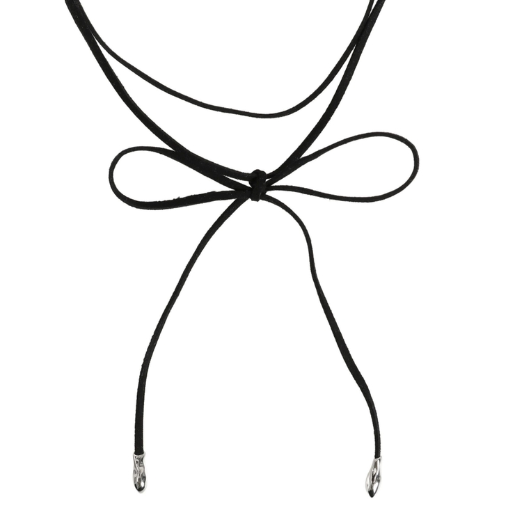 ストリングリボンチョーカーネックレス | EMODA | 詳細画像4 