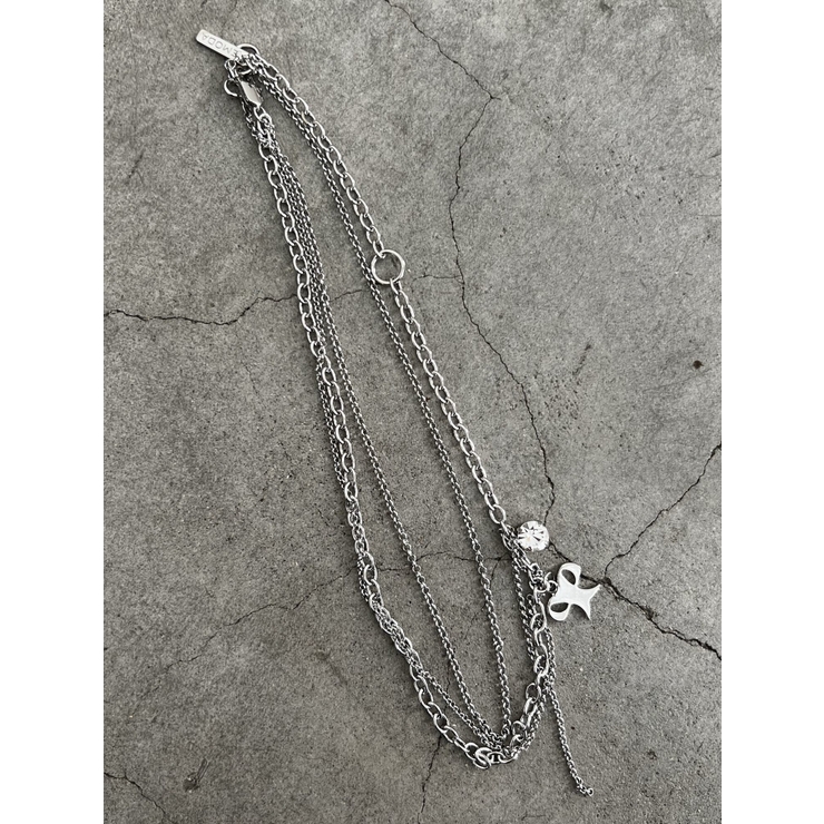 シルバー | モチーフタングルドチェーン | EMODA