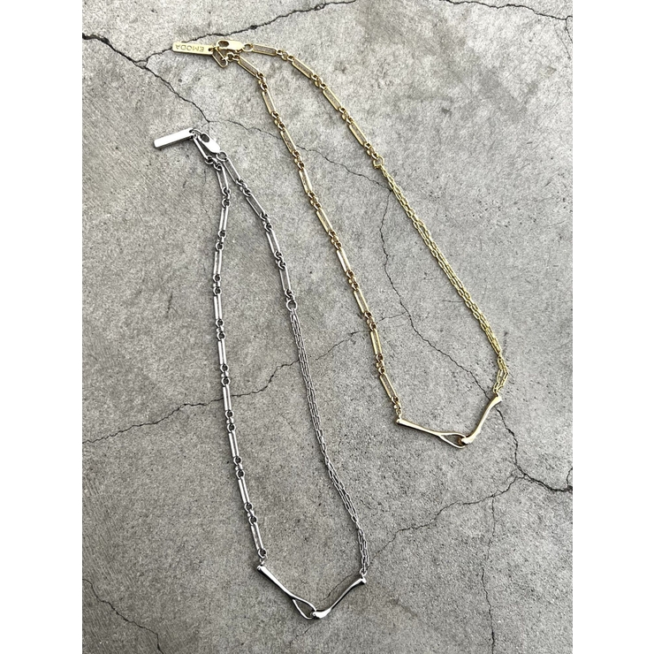 シルバー | フックモチーフネックレス | EMODA