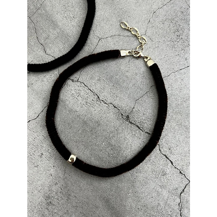 ブラウン | FAKE FUR STRING NC | EMODA