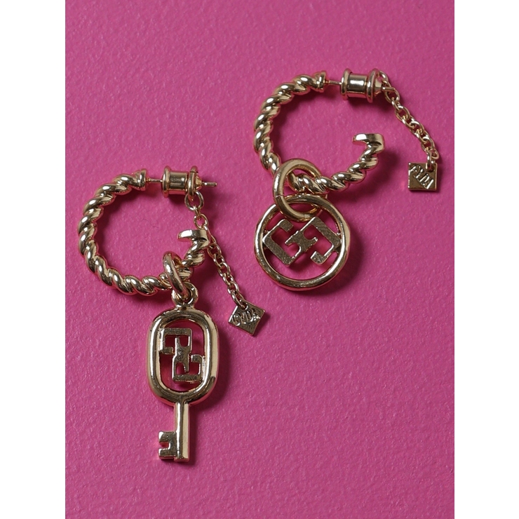 JEYSUS PADLOCK＆KEY ピアス[品番：MKSW0053249]｜GYDA