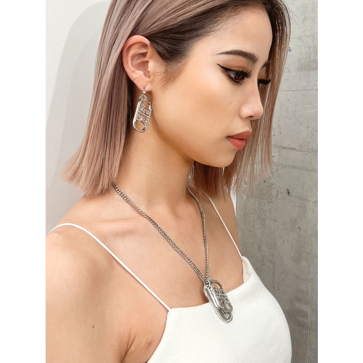 JEYSUSラインストーンドッグタグネックレス[品番：MKSW0057659]｜GYDA