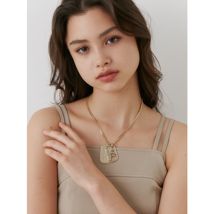 ネックレスレディース ドッグタグネックレス 良品 D G ドルチェ