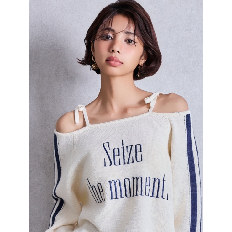 JEYSUS GDラインストーンフープピアス[品番：MKSW0064073]｜GYDA
