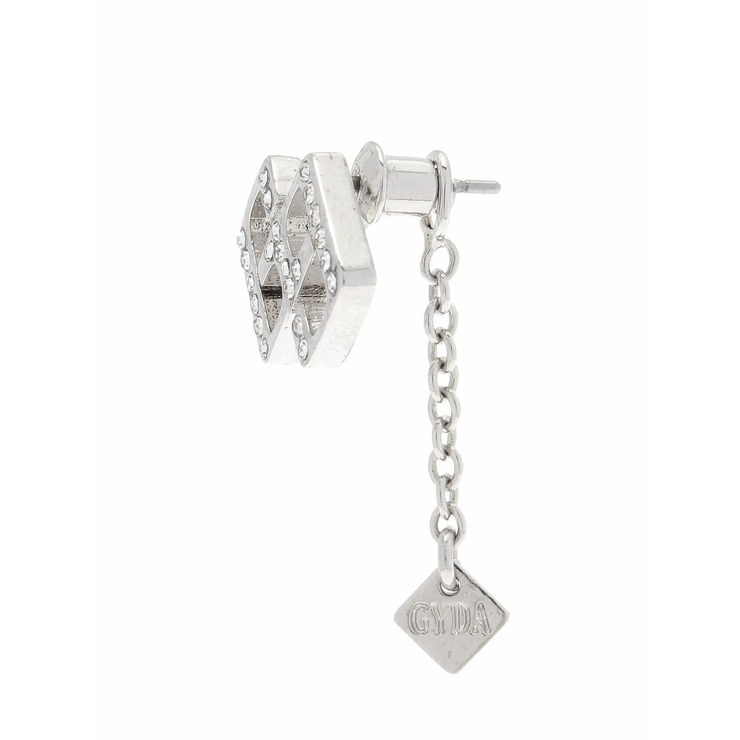 JEYSUS GGラインストーンピアス | GYDA | 詳細画像5 