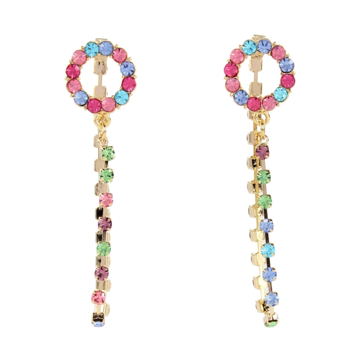 ラインビジューピアス[品番：MKSW0033027]｜jouetie（ジュエティ