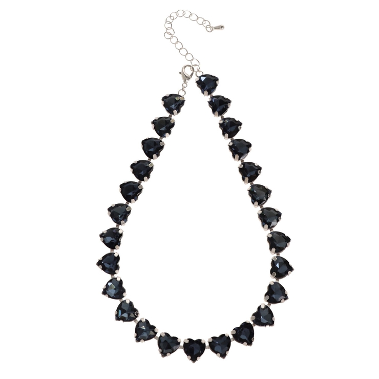 CASSELINI】ハートビジューネックレス[品番：MKSW0056601