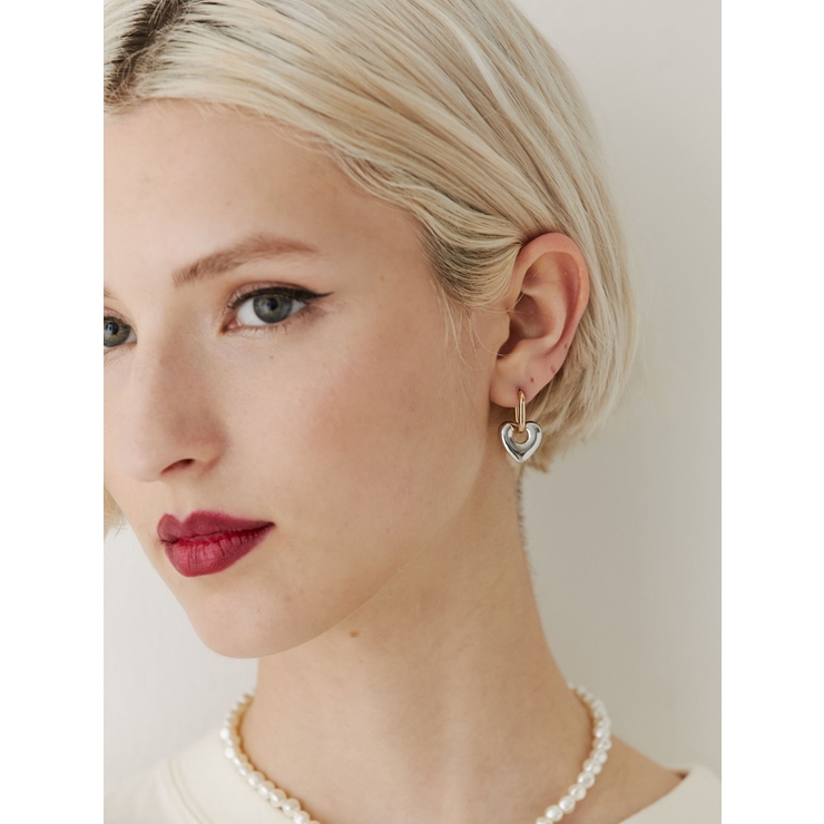 ハートモチーフピアス[品番：MKSW0057264]｜jouetie（ジュエティ 