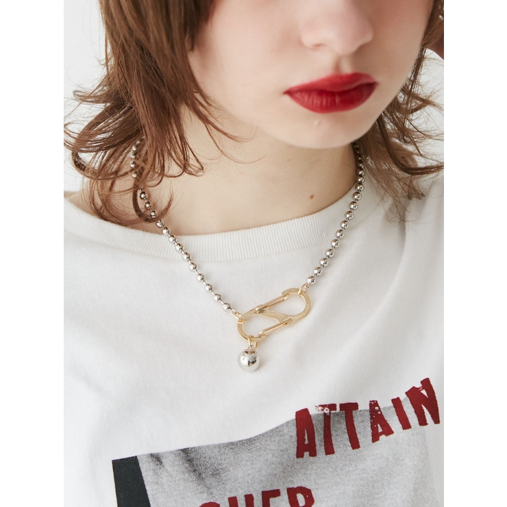 KNOWHOW カラビナクリップネックレス