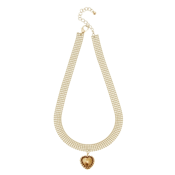 メタルチェーンハートチョーカー | jouetie | 詳細画像2 