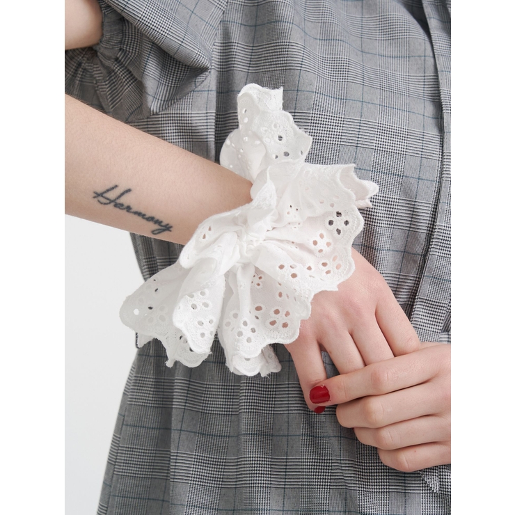 パンチングレースビッグシュシュ | jouetie | 詳細画像1 