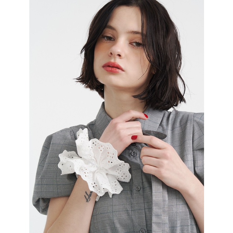 パンチングレースビッグシュシュ | jouetie | 詳細画像3 