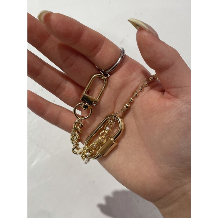 カラビナチェーンネックレス[品番：MKSW0066140]｜jouetie（ジュエティ