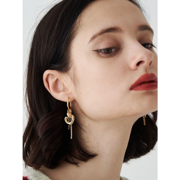 ビジューハートピアス | jouetie | 詳細画像2 