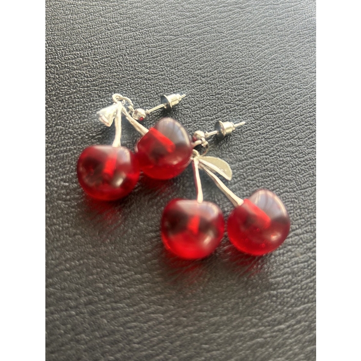 レッド | チェリーモチーフピアス | jouetie