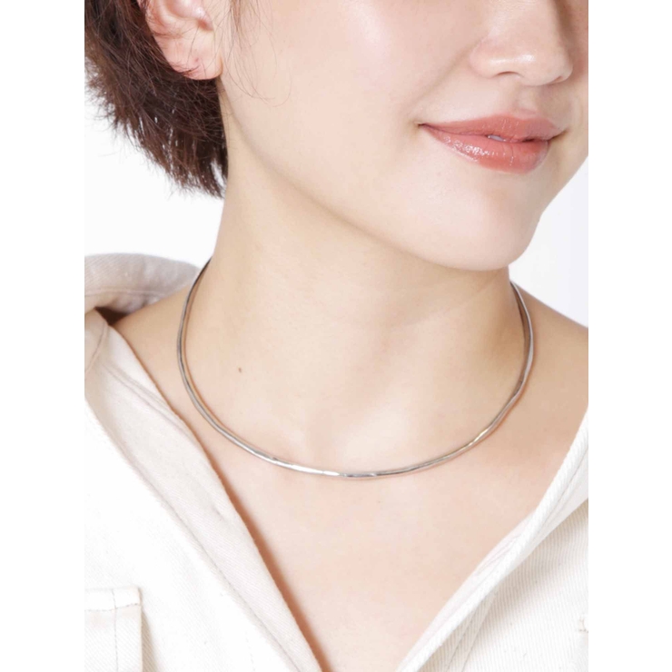 シルバー | メタルデザインチョーカー | Ungrid