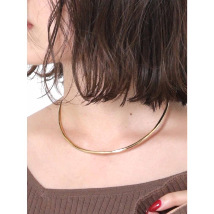 ゴールド | メタルデザインチョーカー | Ungrid