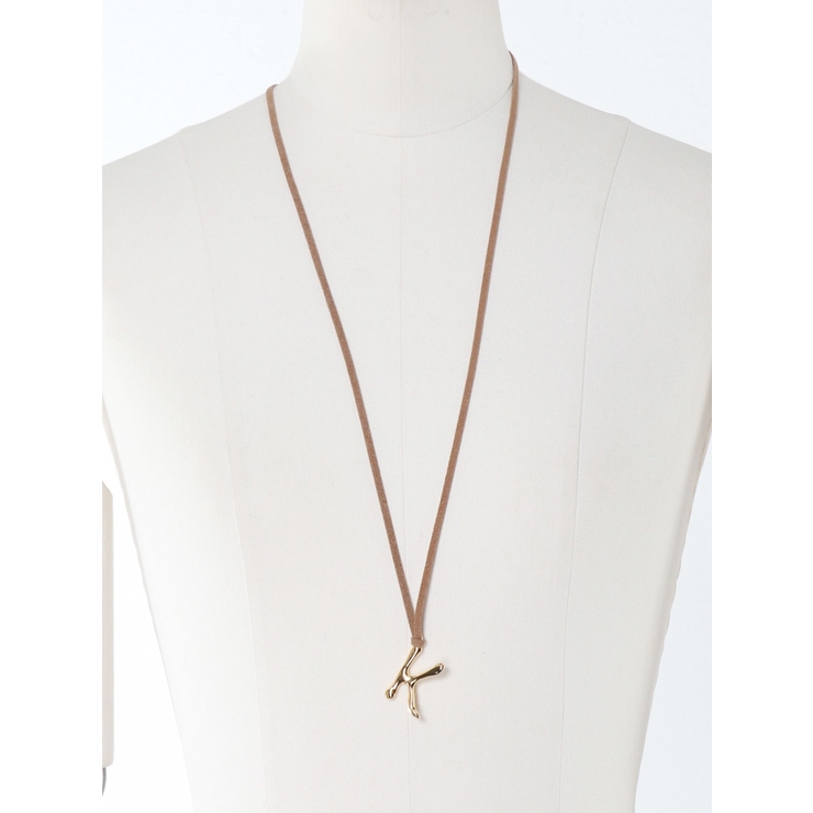 イニシャルモチーフロングネックレスK[品番：MKSW0055541