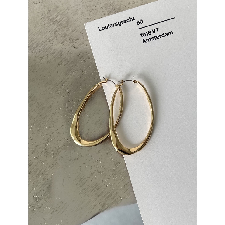 ゴールド | ビッグフープピアス | Ungrid