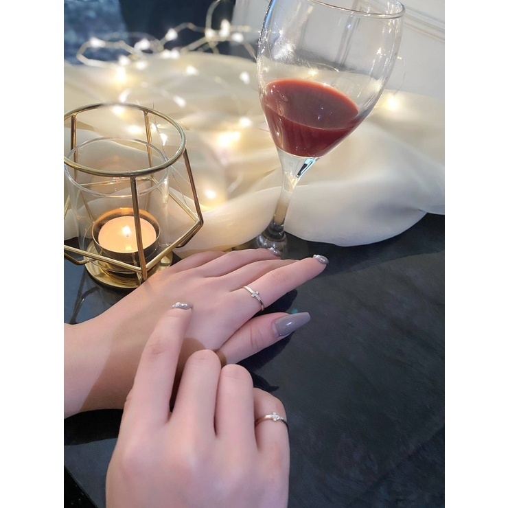 10k 7diamond cross ring | RESEXXY | 詳細画像6 