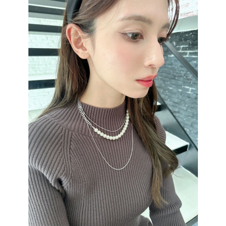 多連　パール　ロングネックレス 多連パールロングネックレス[品番：MKSW0061192]｜RESEXXY（リゼクシー