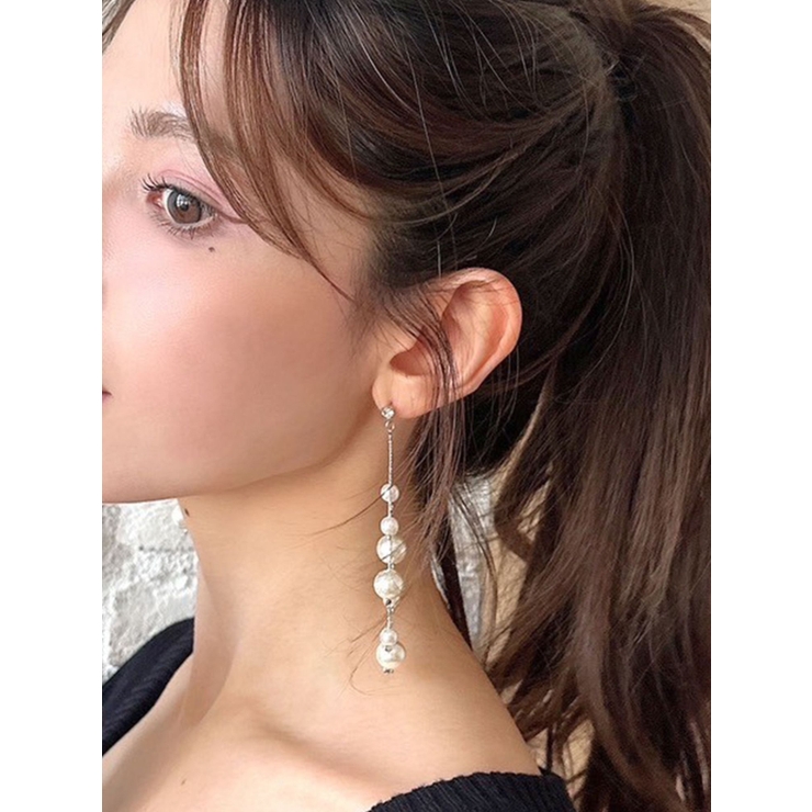 swing pearl pierce～ｽｲﾝｸﾞﾊﾟｰﾙﾋﾟｱｽ | flower／フラワー公式通販