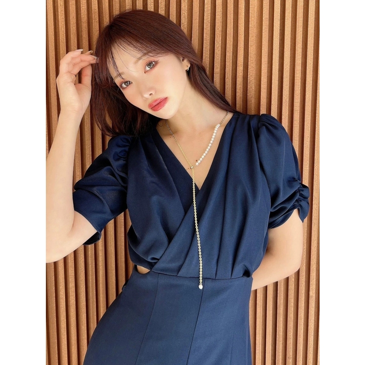 アシンメトリーパールロングネックレス | RESEXXY | 詳細画像2 