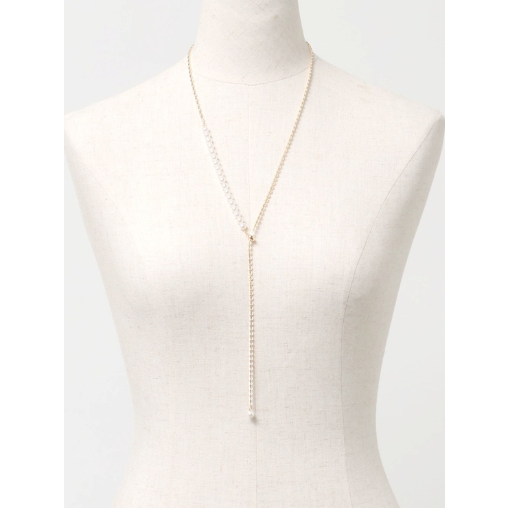 アシンメトリーパールロングネックレス | RESEXXY | 詳細画像9 