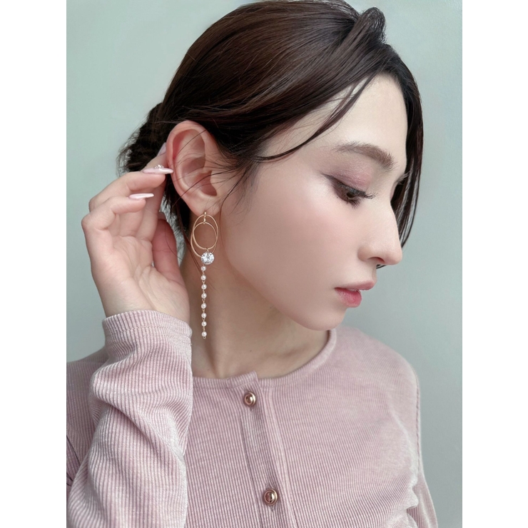 バイカラーハートピアス | QUEENS COURT（クイーンズコート