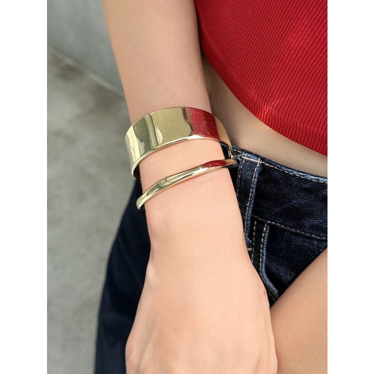 ゴールド | ボリュームメタルバングル | RESEXXY