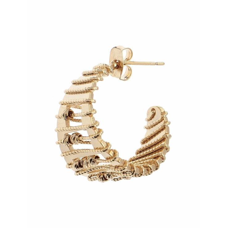 メタルビーズフープピアス | RESEXXY | 詳細画像7 