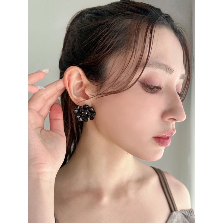 ビーズビックフラワーピアス | RESEXXY | 詳細画像3 