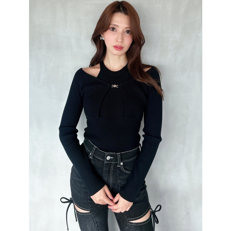 ストーンポイントフラワーピアス | RESEXXY | 詳細画像6 