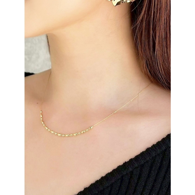 シャイニーチェーンメタルボールネックレス | RESEXXY | 詳細画像5 