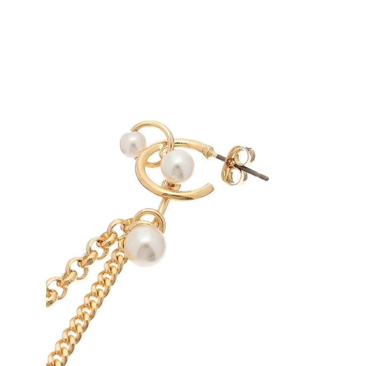 パールデザインチェーンピアス | RESEXXY | 詳細画像4 