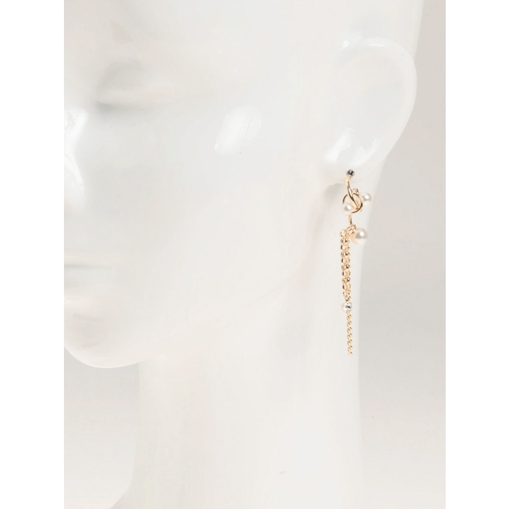 パールデザインチェーンピアス | RESEXXY | 詳細画像5 