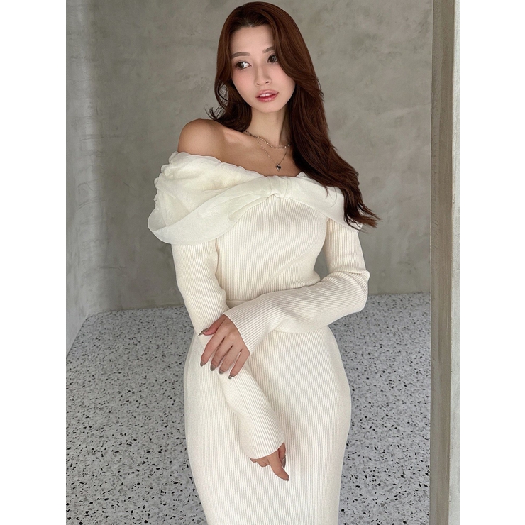 ポイントハートパールストーンネックレス | RESEXXY | 詳細画像4 