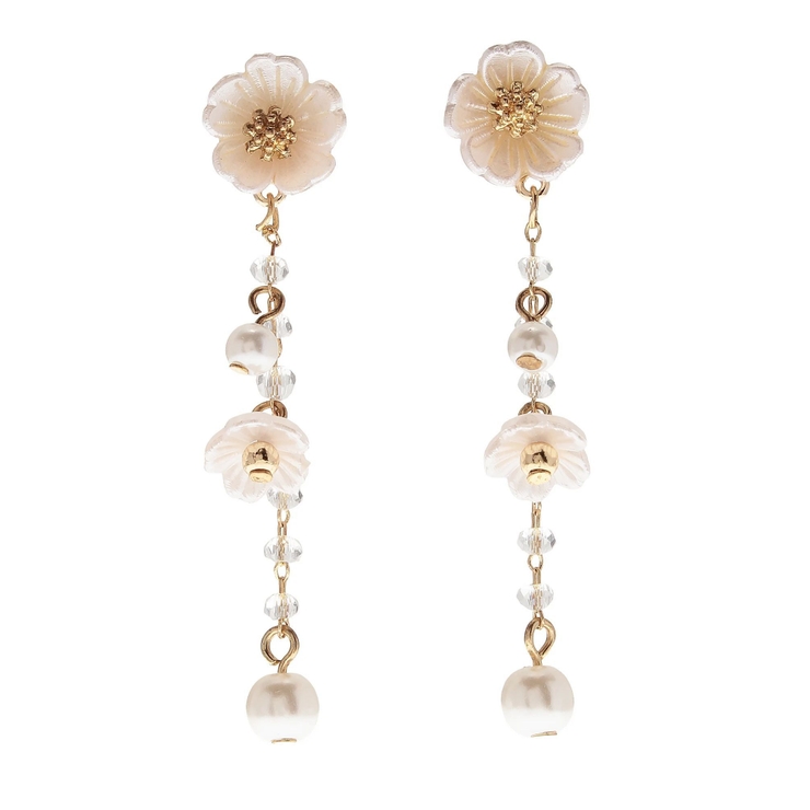 ポイントフラワーパールピアス | RESEXXY | 詳細画像6 