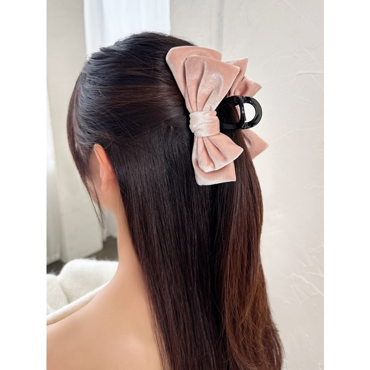 ベロアリボンヘアクリップ | RESEXXY | 詳細画像3 